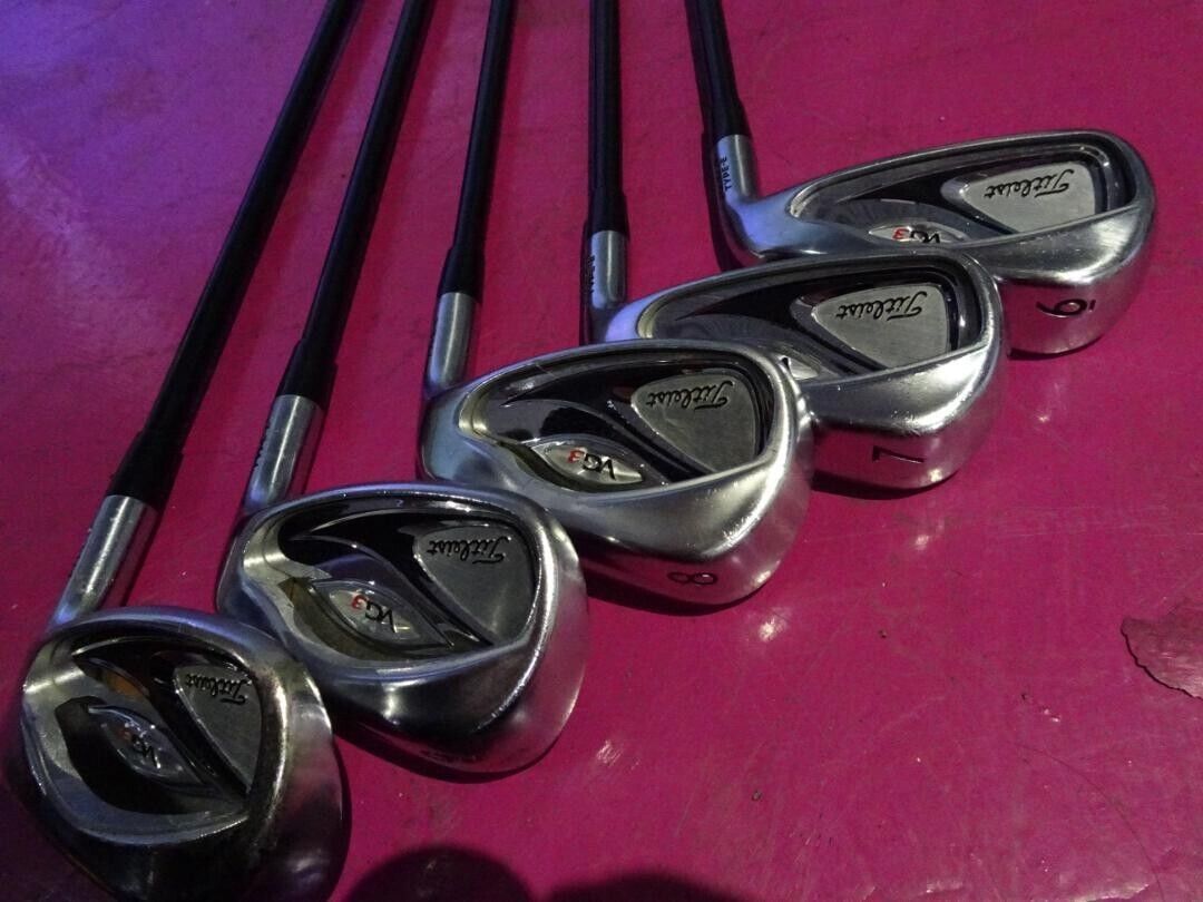 Titleist VG3 TYPE-E 2014 5pcs 6-PW Iron Set VGi60 Flex Stiff Steel Shaft