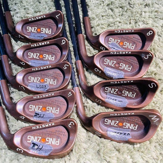 PING ZING Beryllium Copper 9pcs 3-9+W+S Iron Set Ping JZ 1FLEX Original Shaft