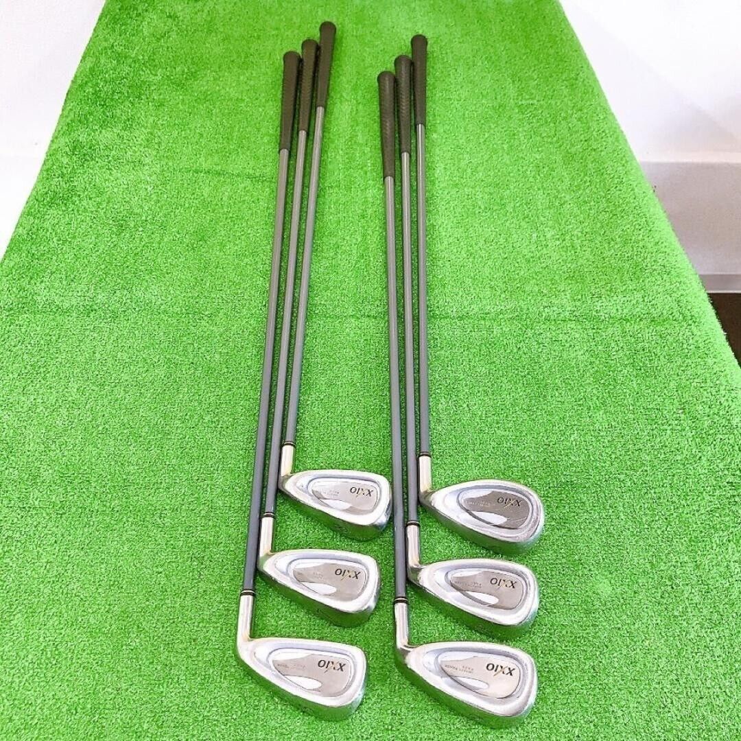 Women Dunlop XXIO 2 2002 6pcs 5,7-PW+SW Iron Set MP200 Flex Ladies Graphite