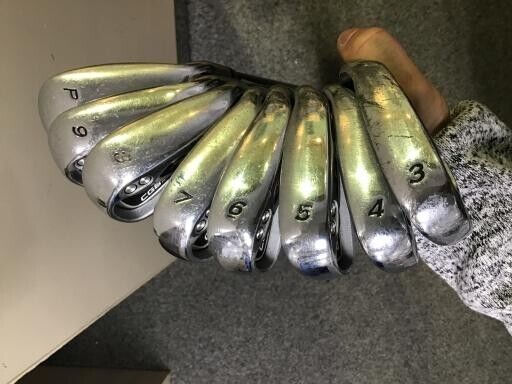 TaylorMade r7 CGB MAX 2007 8pcs 3-PW Iron Set RE-AX SUPERFAST 55 Flex Stiff