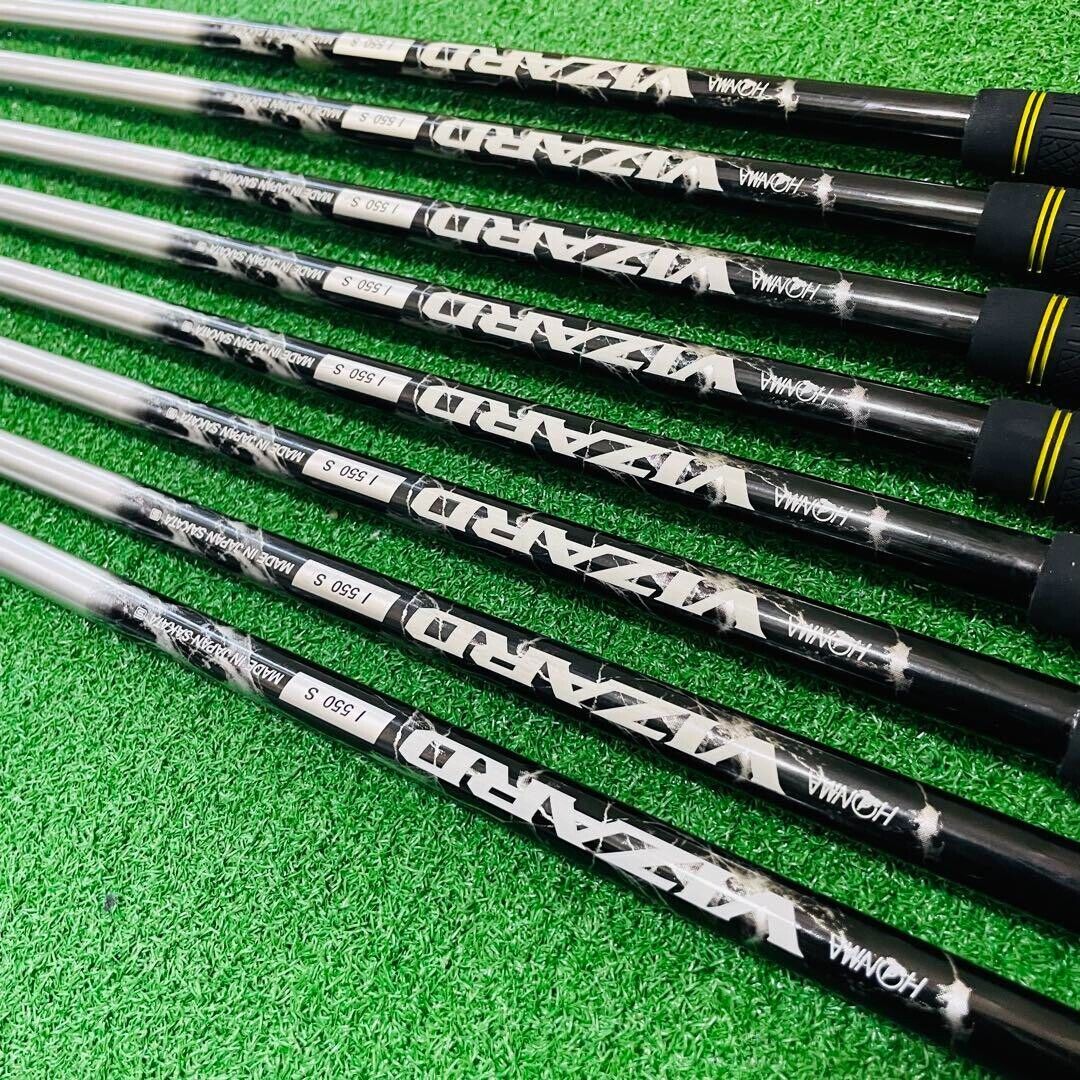 HONMA TOUR WORLD TW717P 8pcs 4-10-11 Iron Set VIZARD I550 Flex Stiff