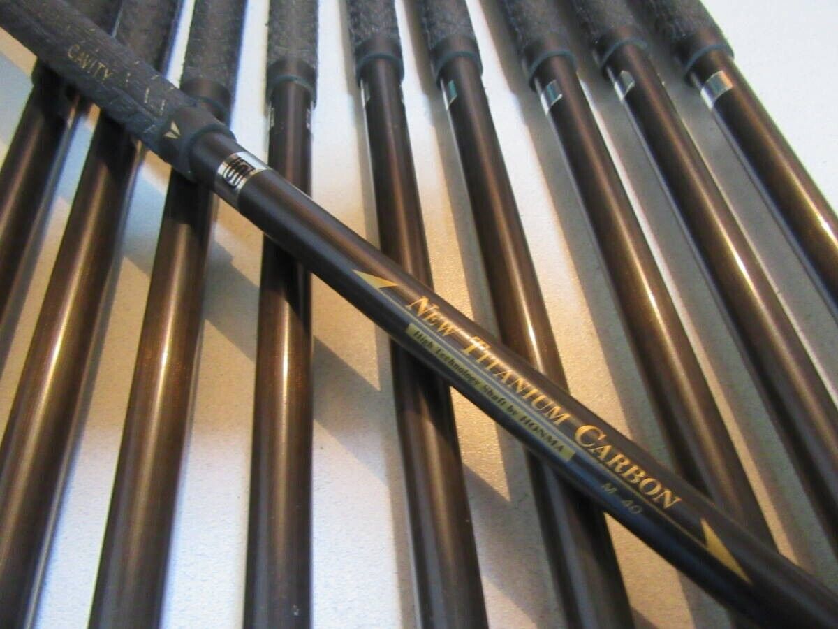 HONMA LB-708 H＆F CAVITY 8pcs 3-10 Iron Set NEW TITANUM CARBON M-40 Flex S-2