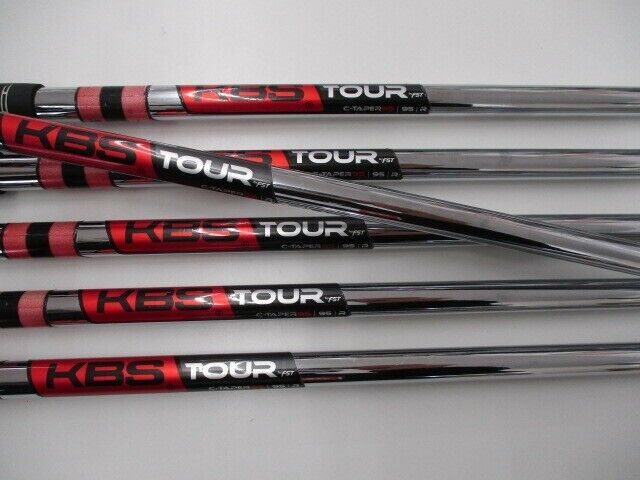 Mizuno MP-55 6pcs 5-9-Pw Iron Set KBS C-TAPER 95 Flex Regular Right Handed