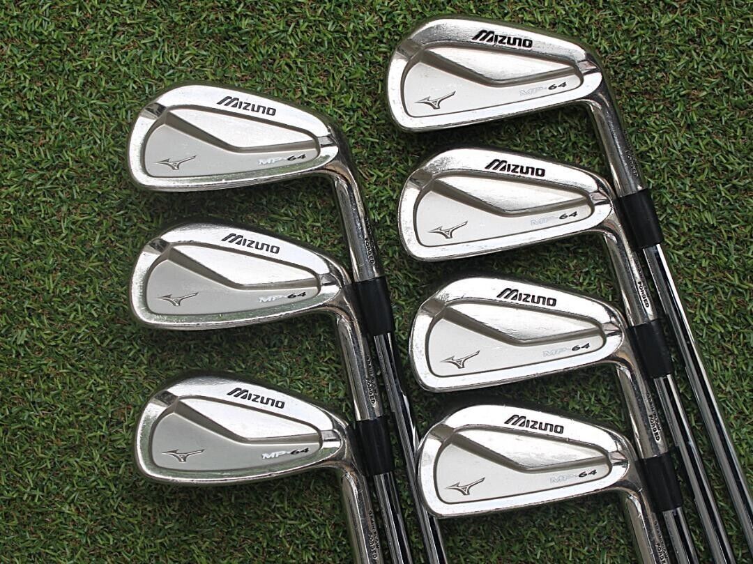 Mizuno MP-64 2012 7pcs 4-PW Iron Set N.S.Pro 1050GH Flex Stiff Steel Shaft