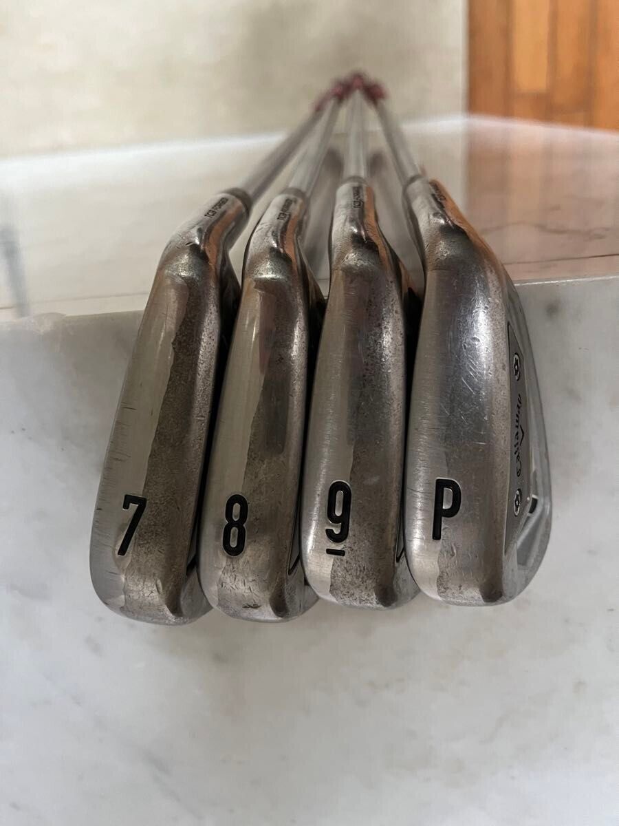 Callaway APEX TCB FORGED 4Pcs 7-9+Pw iron set KBS R115 Flex Regular