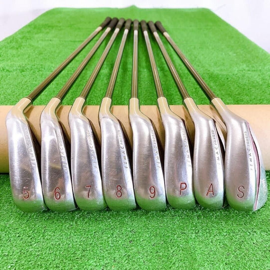 PRGR 505 8Pcs 5-9+Pw+Aw+Sw iron set M-34 INSPEC MEDIUM BUTT Flex Average