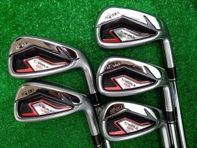 HONMA TOUR WORLD GS 5pcs 6-9-Pw Iron Set NS.PRO 950GH neo Flex Stiff RH