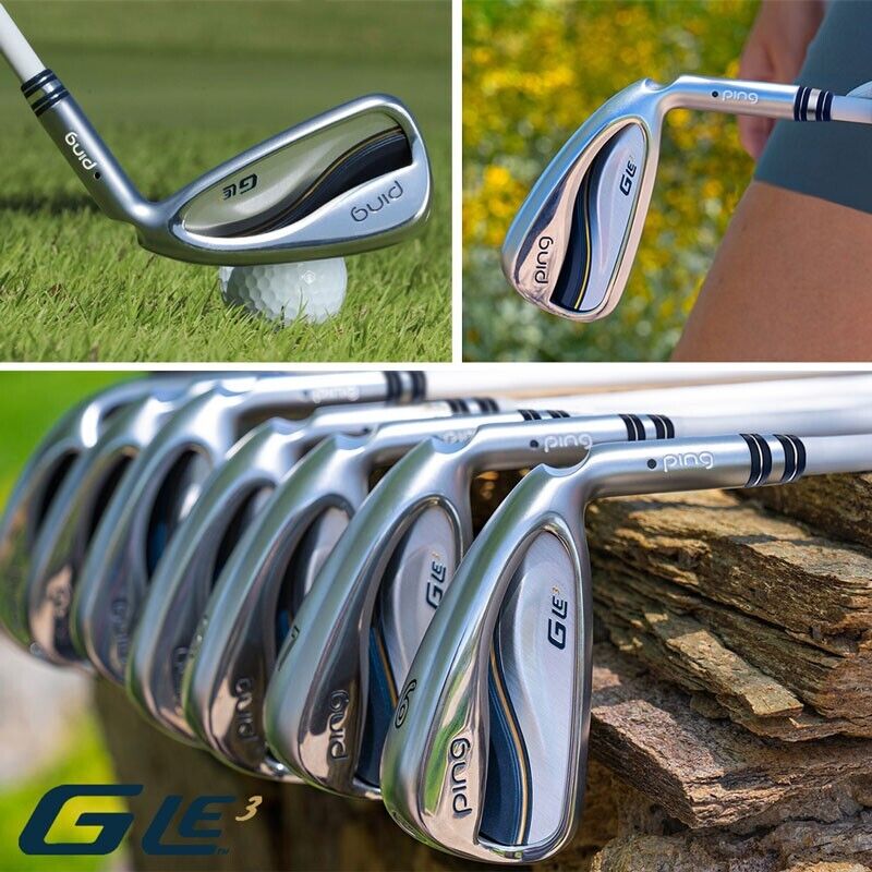 Ping G LE3 5pcs 7-9+PW+AS Iron Set ULT250J Flex Average Graphite