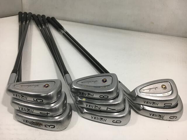 HONMA LB-708 CAVITY BACK 8pcs 3-10 Iron Set Titanium Carbon M-30 Flex R-1