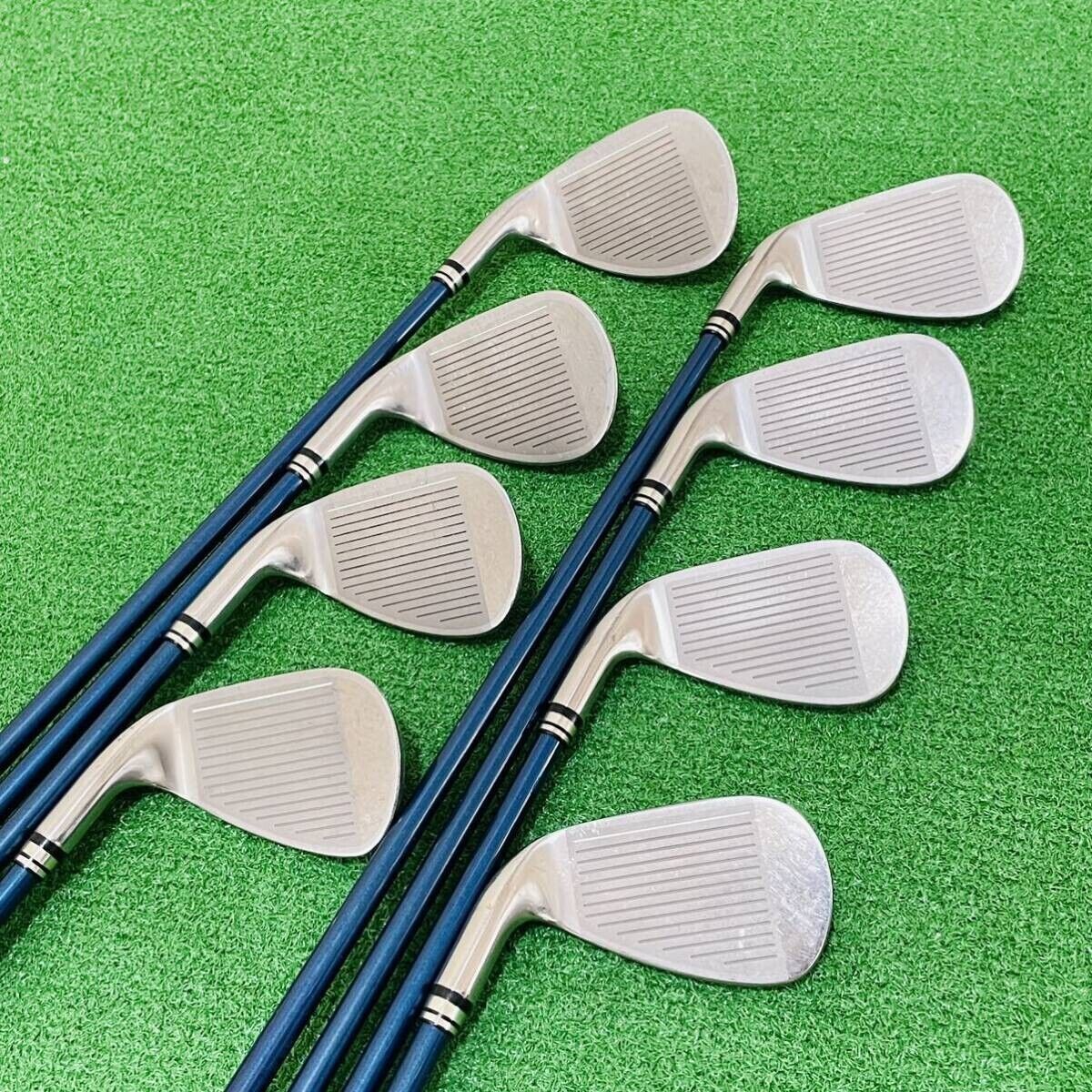 Women Dunlop XXIO 8 Ladies 2014 8pcs 5-9+PW+AW+SW Iron Set MP800 Flex Average