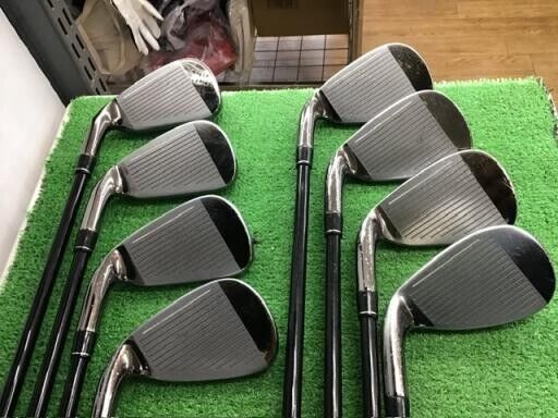 TaylorMade ROCKET BLADEZ MAX 2013 8pcs 5-9+PW+AW+SW Iron Set TM7-113 Flex Stiff