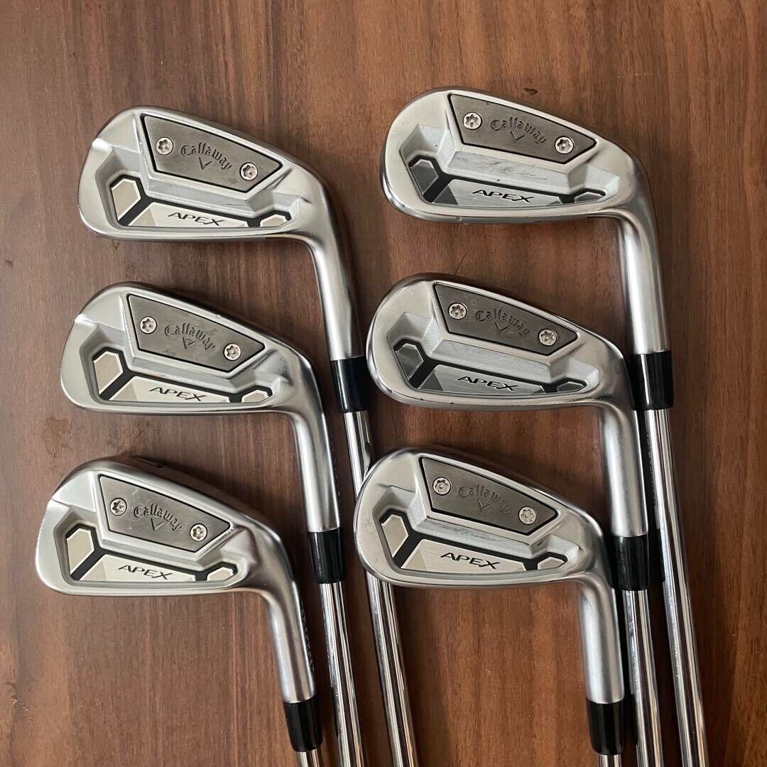 Callaway APEX TCB 6pcs 5-Pw Iron Set Dynamic Gold 120 Flex Stiff