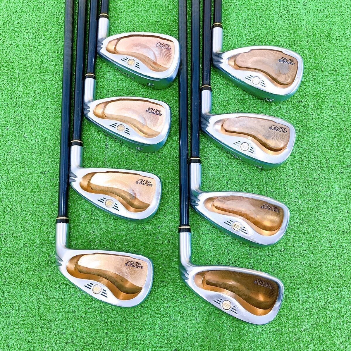 HONMA BERES MG702 2007 8pcs 6-11+AW+SW Iron Set ARMRQ B49 3Star Flex Regular