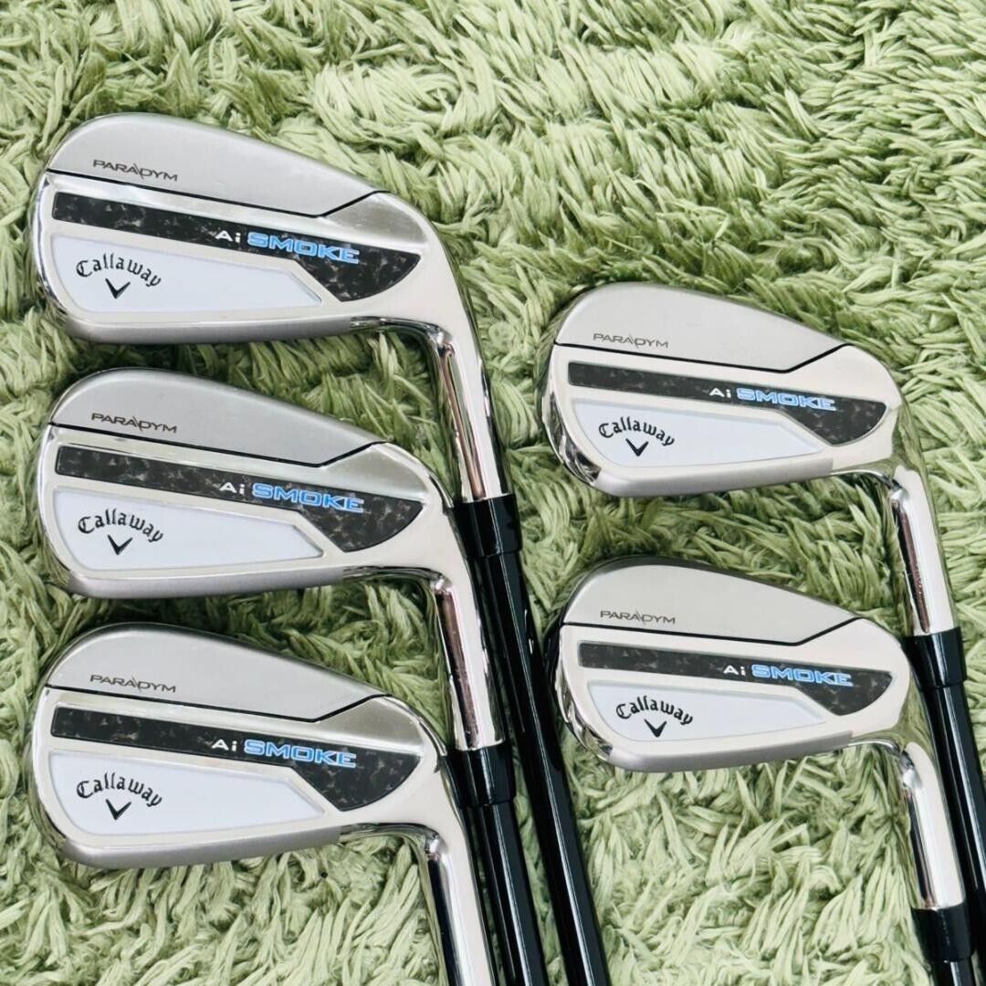 Callaway PARADYM Ai SMOKE 2024 5pcs 6-Pw Iron Set TENSEI TM50 Flex Regular