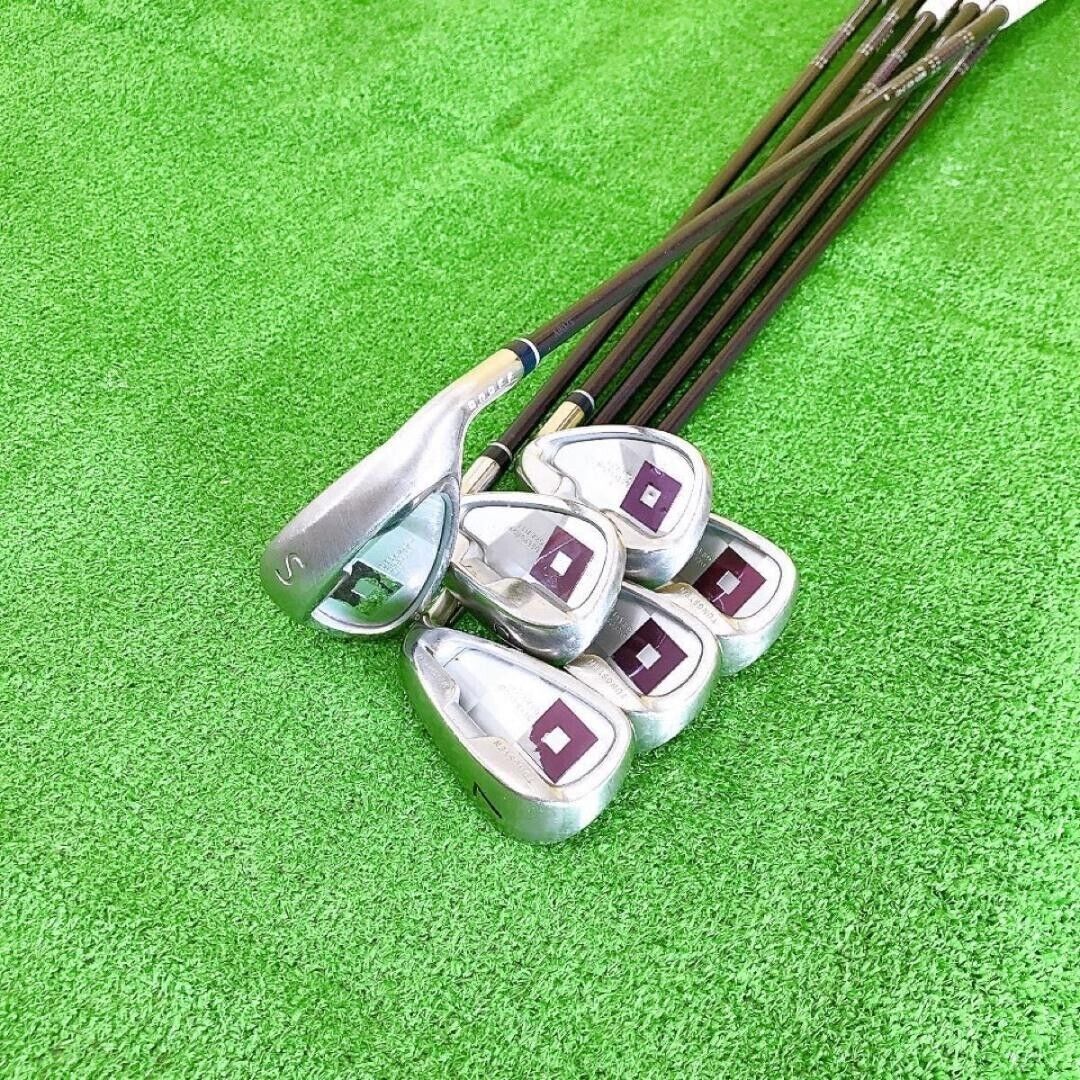 Globeride ONOFF 2012 6pcs 7-PW+AW+SW Iron Set SMOOTH KICK LP-412I Flex Ladies