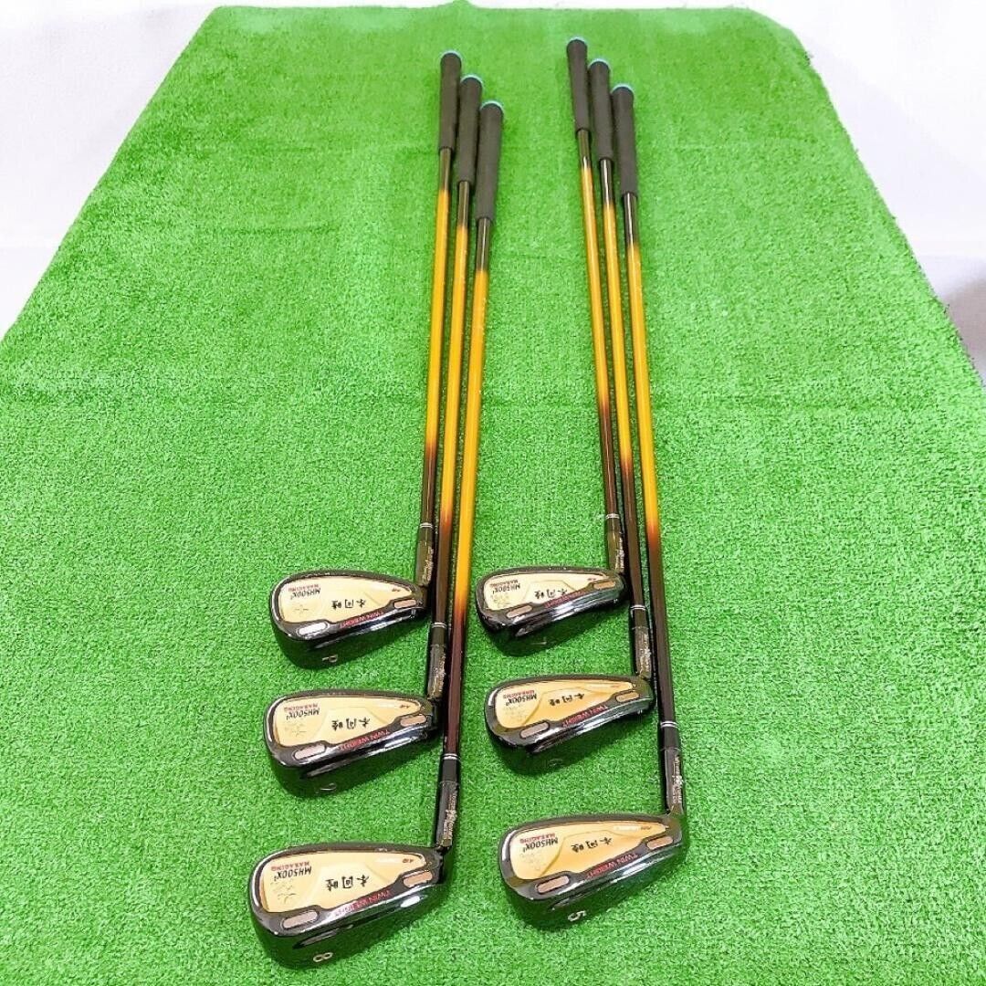 Lefty MUTSUMI HONMA MH500X2 6pcs 5-Pw Iron Set Original shaft Flex Sti –  YouMeEra