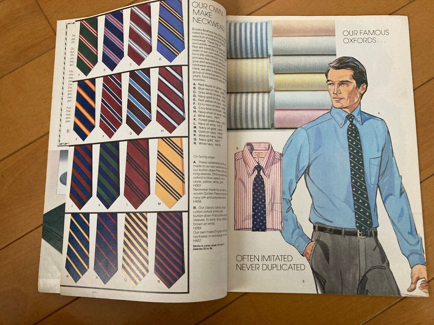 Brooks Brothers vintage catalog lot 1980's 1990's 2000's old fashion