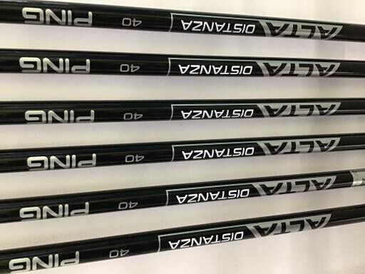 Ping G710 2020 6pcs 5-9+W Iron Set ALTA DISTANZA BLACK 40 Flex Regular Graphite