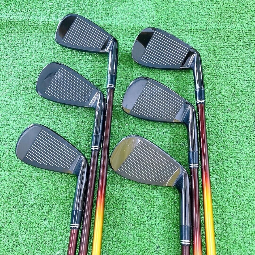 Lefty MUTSUMI HONMA MH500X2 6pcs 5-Pw Iron Set Original shaft Flex Stiff Regular