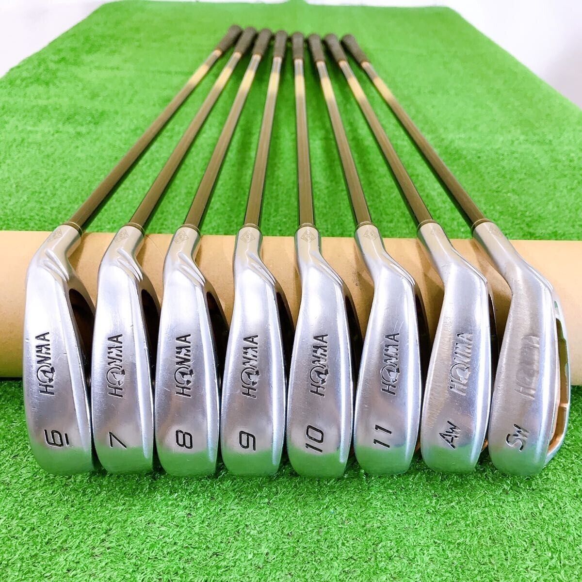 HONMA BERES MG702 2007 8pcs 6-11+AW+SW Iron Set ARMRQ B49 3Star Flex Regular