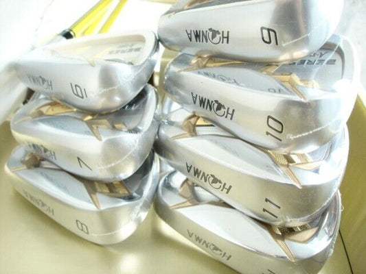 HONMA BERES A-spec 7pcs 6-11+SW Iron Set A-spec 48 3Star Flex Regular Graphite