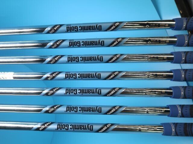 Mizuno Pro 221 LTD BLUE 2022 7pcs 4-Pw Iron Set DG Tour Issue S200 Flex Stiff