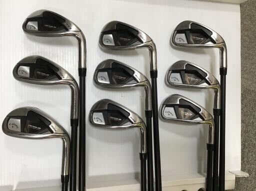 Callaway ROGUE ST MAX 2022 9pcs 5-9+PW+AW+GW+SW Iron Set VENTUS 5 Flex Regular