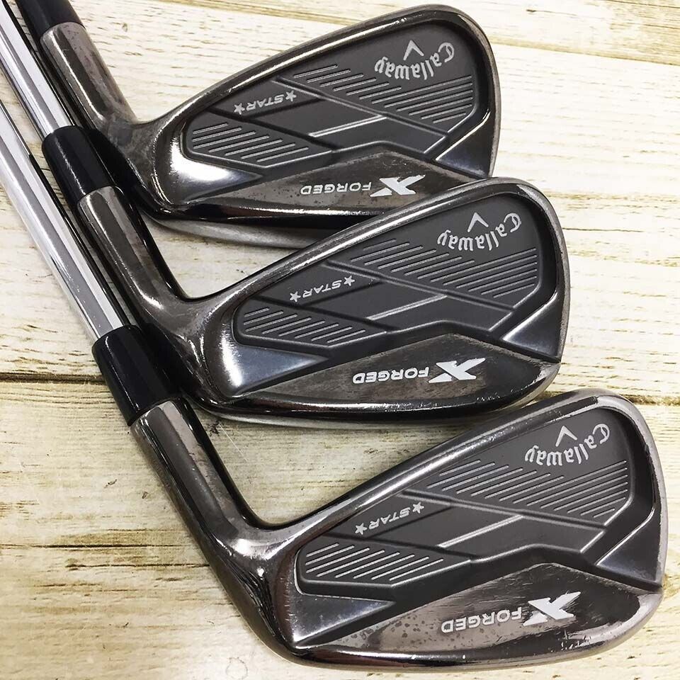 Callaway X FORGED StarSmoke 6pcs 5-Pw Iron Set N.S.PRO MODUS3 TOUR105 Flex Stiff