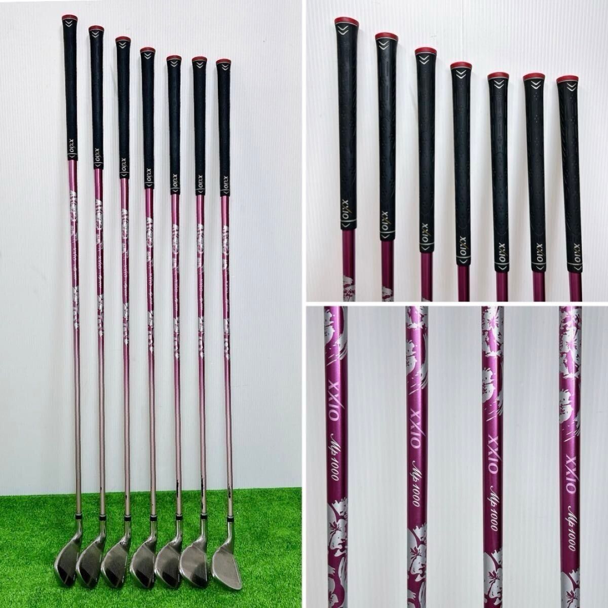 Dunlop XXIO 10 2018 7pcs 6-PW+AW+SW Iron Set XXIO MP1000L Bordeaux Flex Ladies