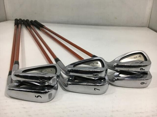 Srixon Z565 6Pcs 5-9+Pw Iron Set Miyazaki Kaula 8 Flex Stiff