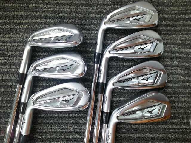 Lefty Mizuno JPX 921 HOT METAL 7pcs 4-Pw Iron Set Dynamic Gold 120 X100 Flex X