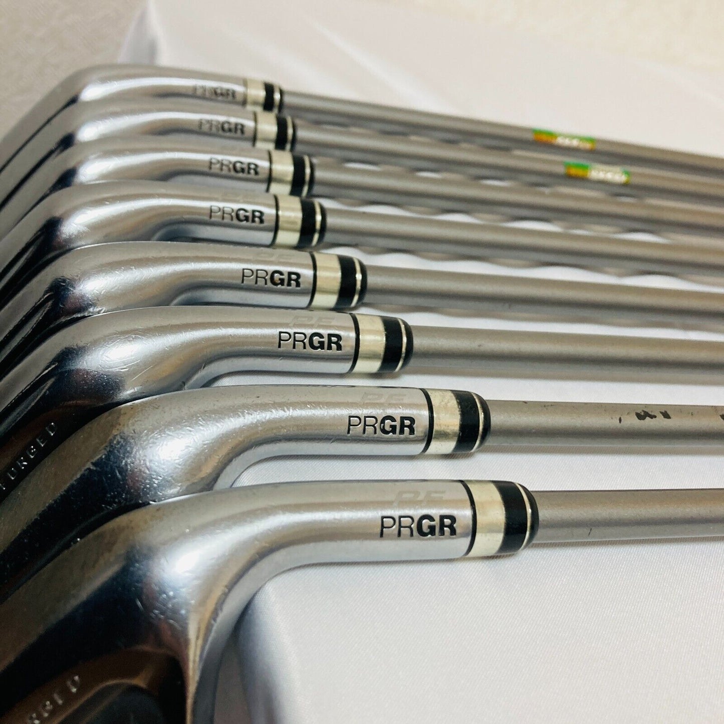 PRGR egg PF 2018 8pcs 6-Pw-Aw-AS-S Iron Set M-37 Flex Regular Right Handed