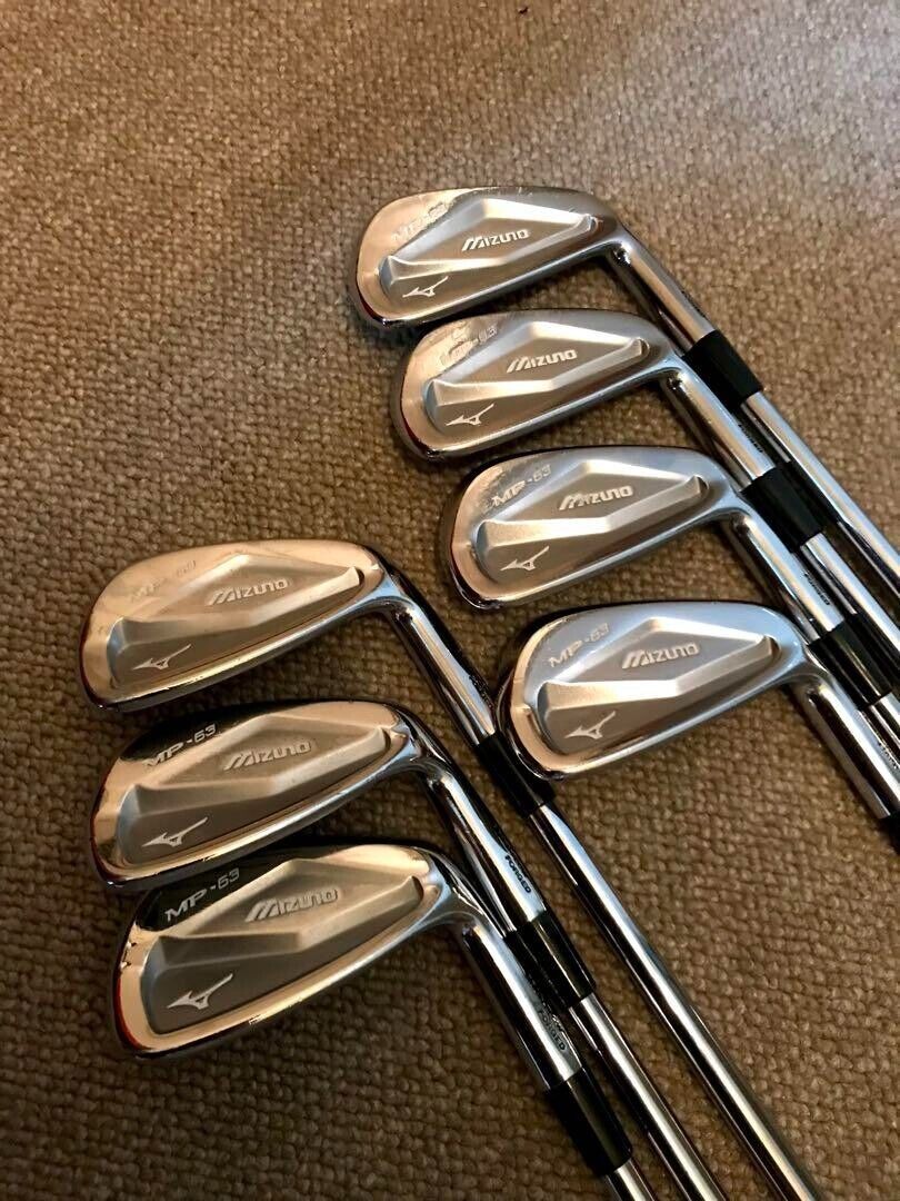 Mizuno MP-63 7pcs 4-Pw Iron Set Dynamic Gold R400 Flex Regular