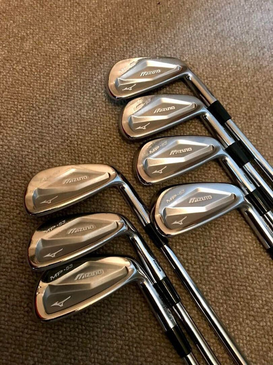 Mizuno MP-63 7pcs 4-Pw Iron Set Dynamic Gold R400 Flex Regular