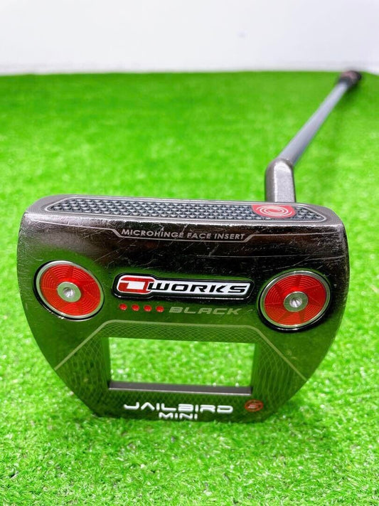 Odyssey O-Works Black Jailbird Mini S 32.5in Putter Steel Shaft R/H H/C