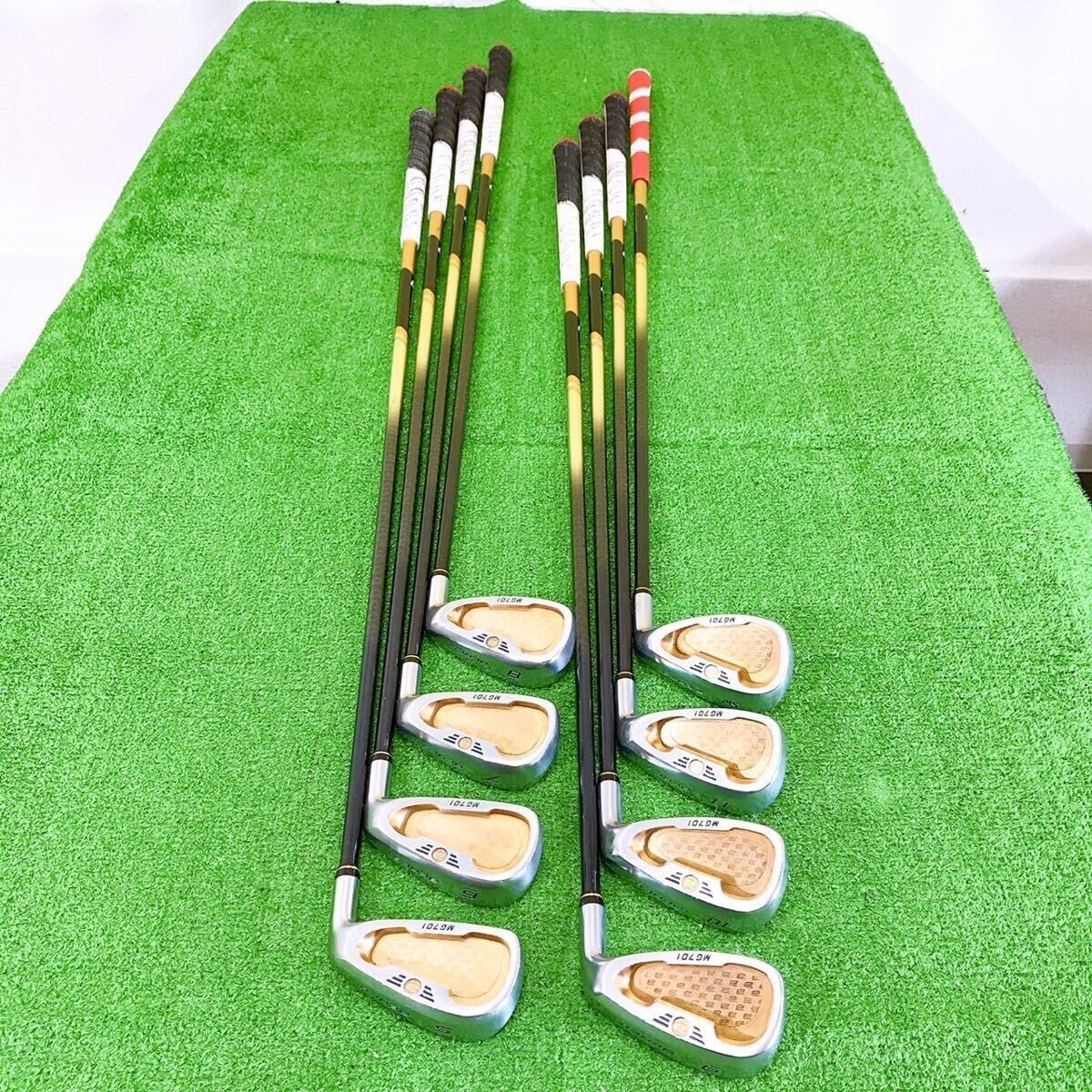 HONMA BERES MG701 8pcs 5-11+SW Iron Set ARMRQ B49 3Star Flex Regular Graphite