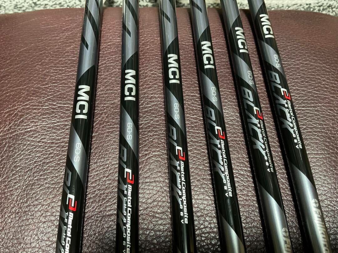 PING BLUEPRINT S 2024 6pcs 5-9+W Iron Set MCI BLACK 60 Flex Stiff Black Dot